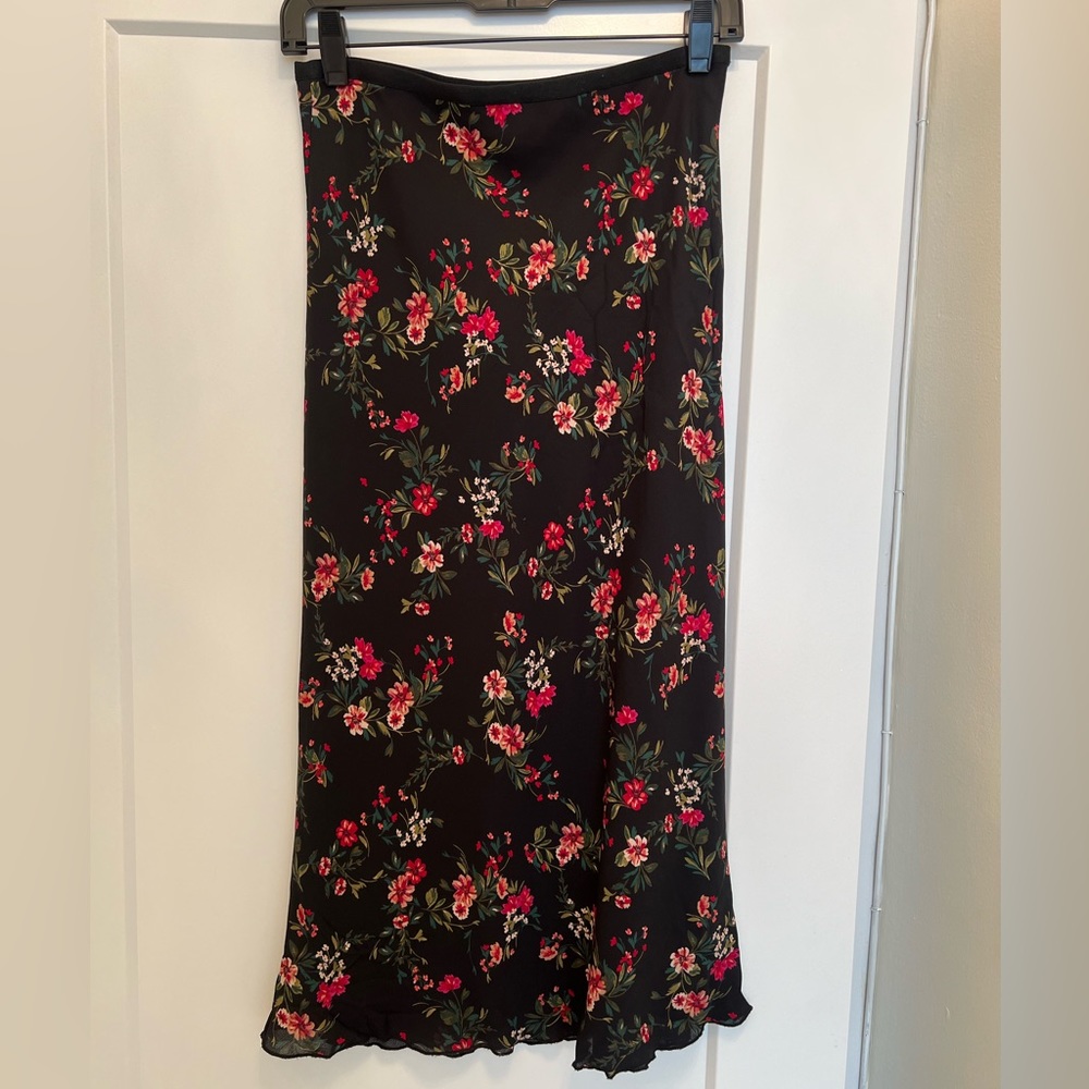 Hashttag Floral Maxi Skirt